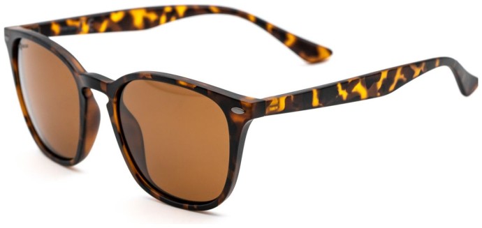 Polarizačné Okuliare Korda Shoreditch Matt Tortoise Shell/Brown Lens