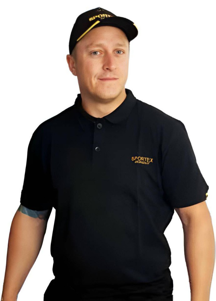 Polo majica Sportex Classic s Logom crna