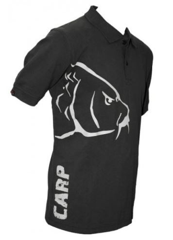 Polo majica Zfish Carp Polo T-Shirt Black
