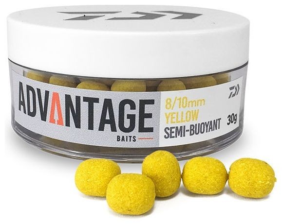Poloplavúce Pelety Daiwa Advantage Semi Buoyant Yellow