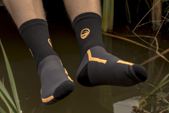 Ponožky Guru Black Waterproof Socks (UK 7-9)