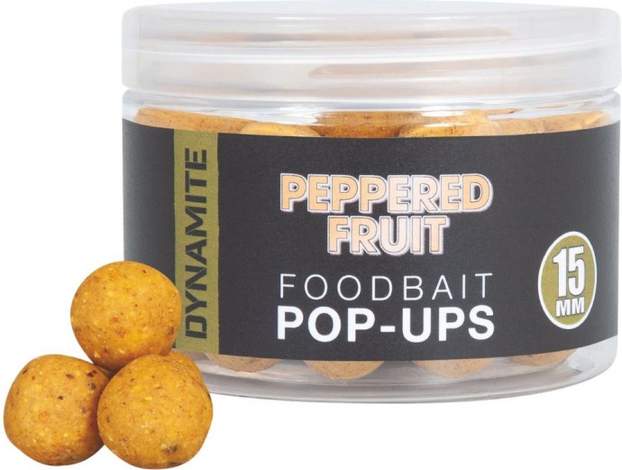 Pop-Ups Dynamite Baits Peppered Fruit Range 15mm