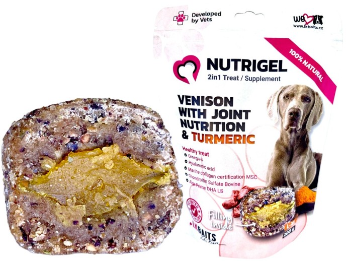 Poslastica LK Baits Pet Nutrigel Dog Divljač s potporom za zglobove i kurkumom