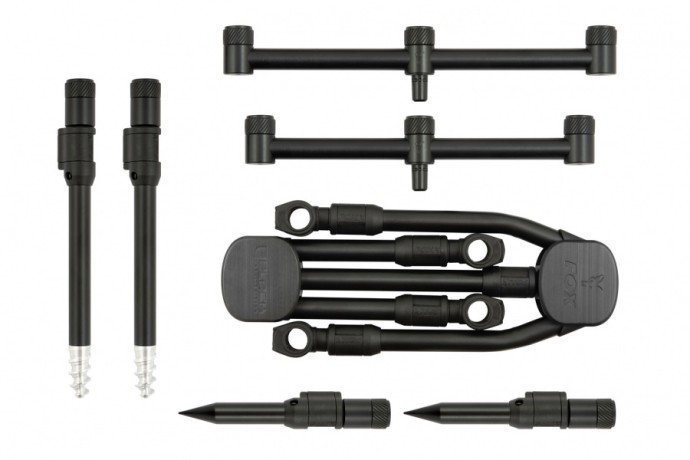 Postolje Fox Black Label QR 3 Rod Pod Complete Kit