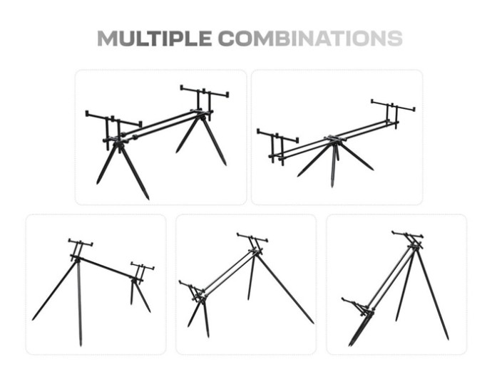 Postolje ZFish Rod Pod Rodmaster 4 Rods