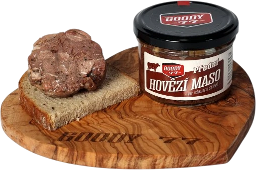 Predné - Hovädzie Mäso vo Vlastnej Šťave  GOODY 77 - 170gr