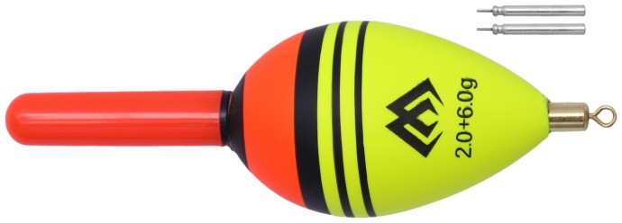 Priebežný Plavák Mikado LED 08 2,0+6g