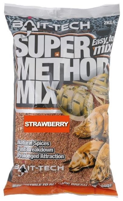 Primama Bait-Tech Super Method Mix Strawberry 2kg