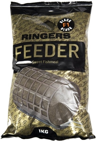 Primama Ringerbaits F1 Fishmeal Feeder Mix Black 1kg