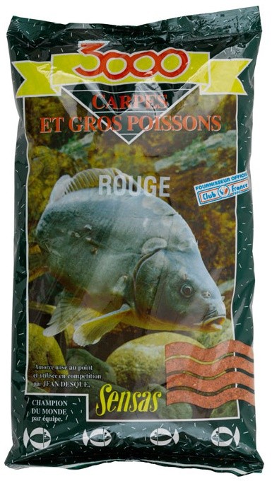 Primama Sensas 3000 Carpes 1kg (Rouge - Crveno)