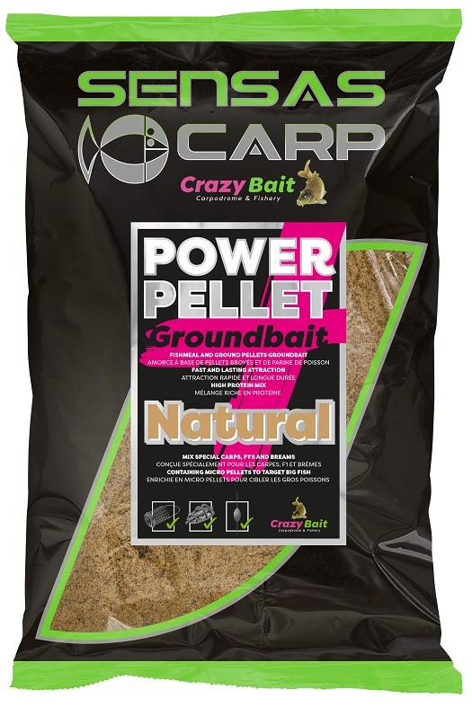 Primama Sensas UK Big Bag Groundbait Power Pellet Plus 2kg