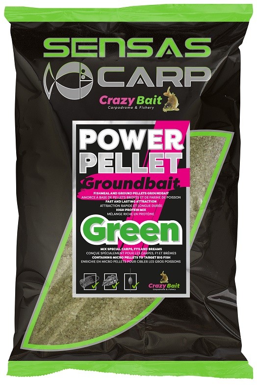 Primama Sensas UK Big Bag Groundbait Power Pellet Plus 2kg