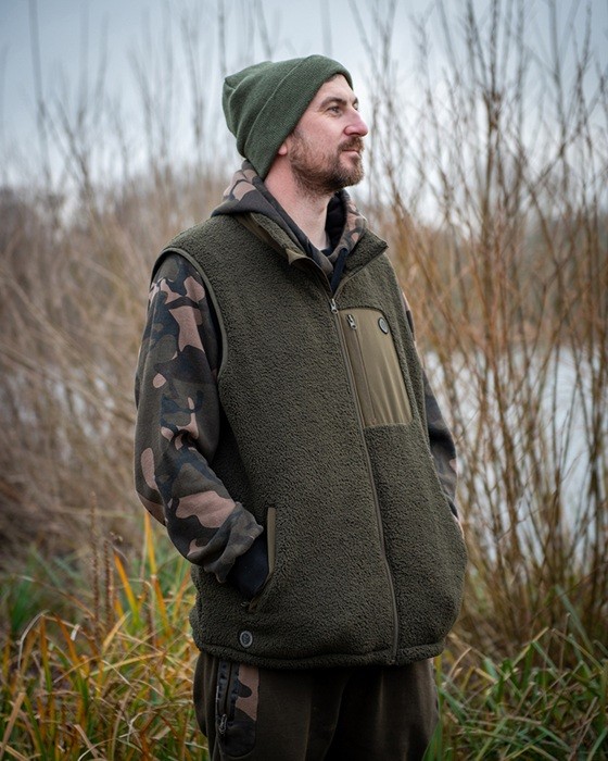Prsluk Fox Olive Sherpa Hybrid Gilet