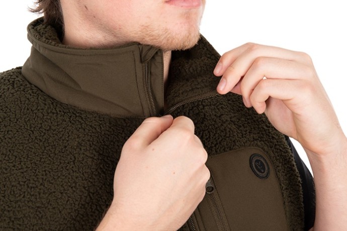 Prsluk Fox Olive Sherpa Hybrid Gilet