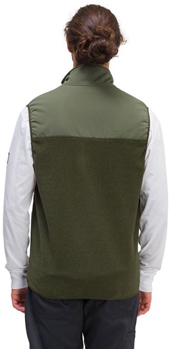 Prsluk Grundéns Bering Fleece Pro Vest - Deep Lichen Green/Deep Depths