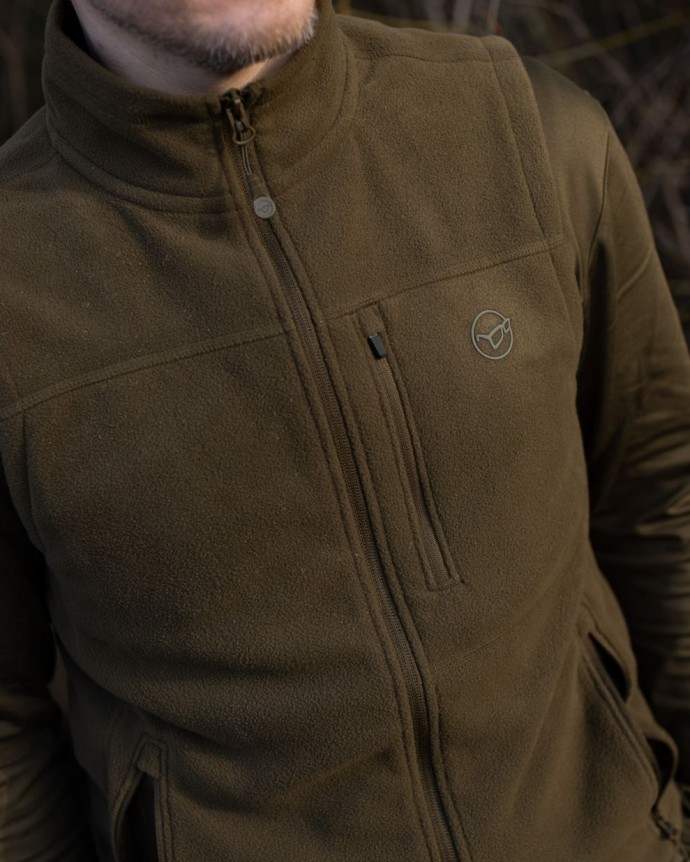 Prsluk Korda Kore Fleece Gilet Olive