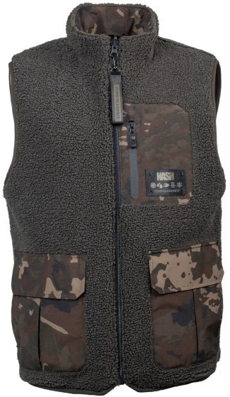 Prsluk Nash Zero Tolerance Sherpa Fleece Reversible Body Warmer