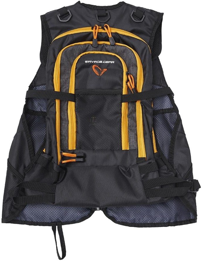 Prsluk Savage Gear Pro-Tact Spinning Vest One Size Black