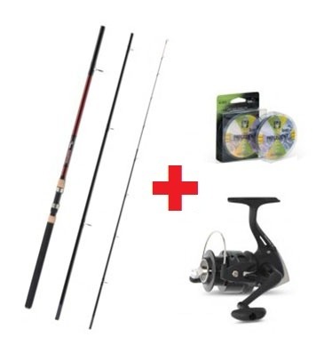 Prút Saenger Sensitec Feeder 3,6m 120gr + Navijak + Vlasec 150m AKCIA