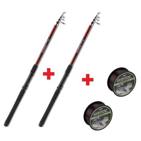 Prút Saenger Sensitec Tele Allround 3,30m 40-80gr AKCIA 1+1 + 2x Vlasec 400m
