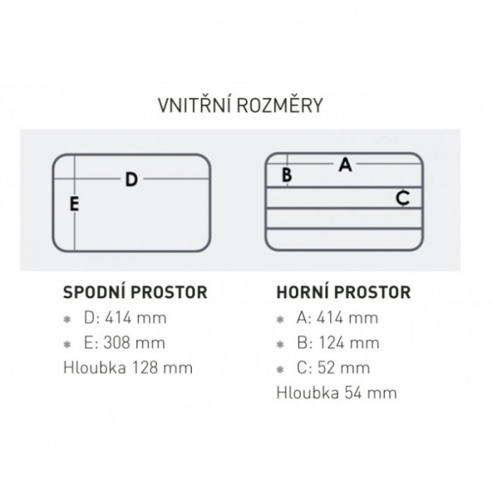 Ribolovni kofer Versus VS 3080 Crveni 480x356x186mm