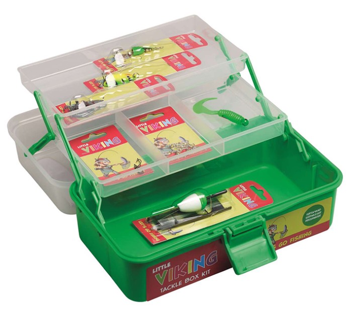 Ribolovni kovčežić za djecu Kinetic Little Viking Tackle Box Kit