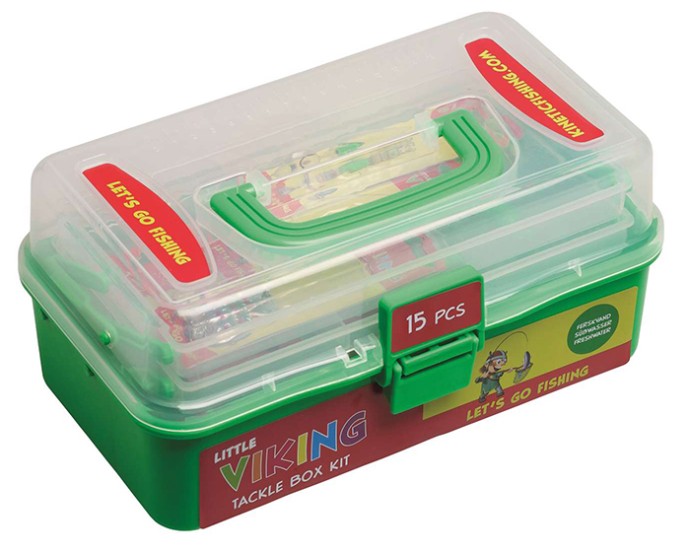 Ribolovni kovčežić za djecu Kinetic Little Viking Tackle Box Kit