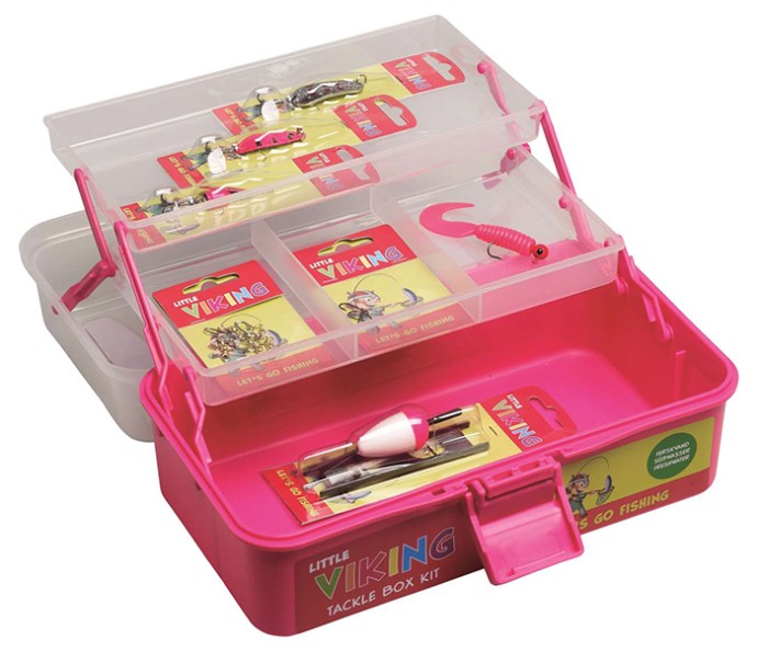 Ribolovni kovčežić za djecu Kinetic Little Viking Tackle Box Kit