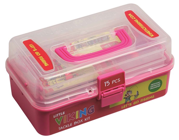 Ribolovni kovčežić za djecu Kinetic Little Viking Tackle Box Kit