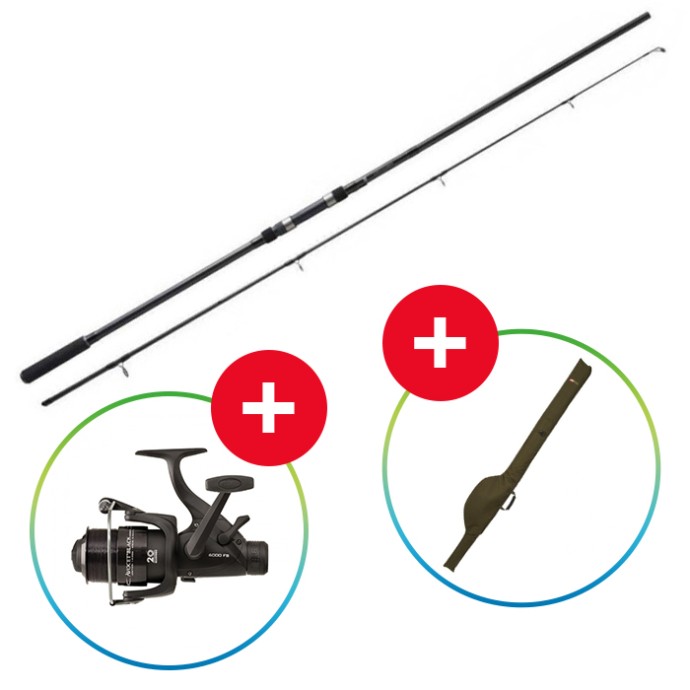 Ribolovni štap JRC Defender 3,0m 3,0lb + Rola Mitchell Avocet 6000 FS + Torba + Mreža