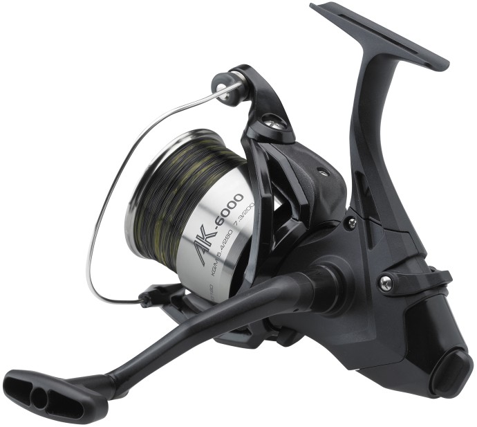 Rola Okuma AK 6000 Baitfeeder + Najlon 0,30mm