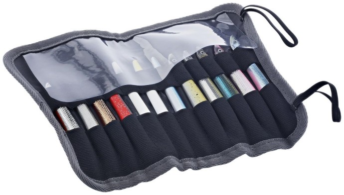 Rolna torbica za mamce Westin W4 Wallet Roll Titanium Black