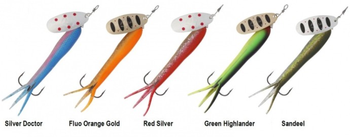 Rotirajuća varalica Savage Gear Flying Eel Spinner Veličina 3 23gr
