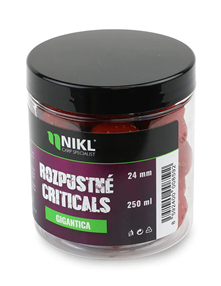 Rozpustné Boilie Nikl Criticals Gigantica 250ml
