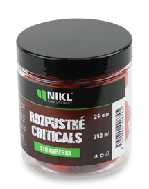 Rozpustné Boilie Nikl Criticals Strawberry 250ml
