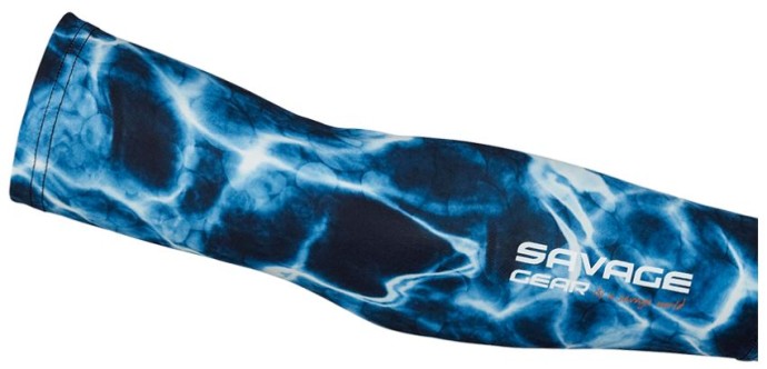 Rukavi Savage Gear Marine UV Sleeves One Size Sea Blue