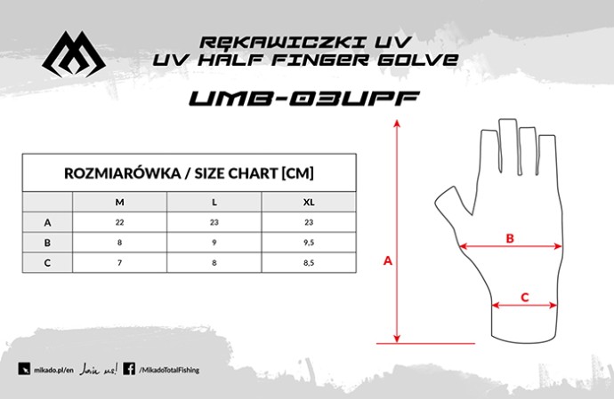 Rukavice Mikado Ljetne s UPF Filtrom