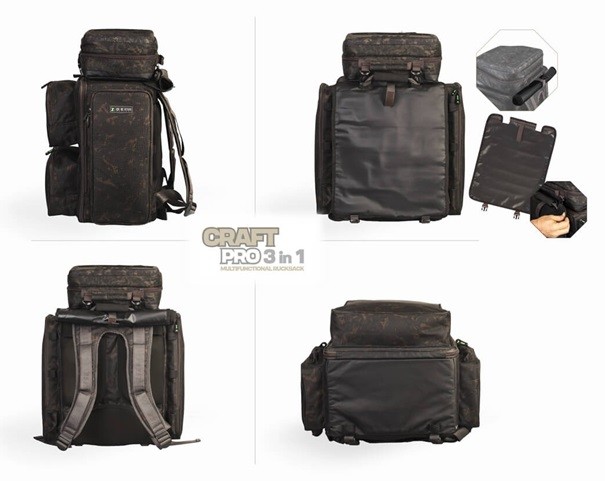 Ruksak Zfish CraftPro Rucksack Z-CORE 3in1
