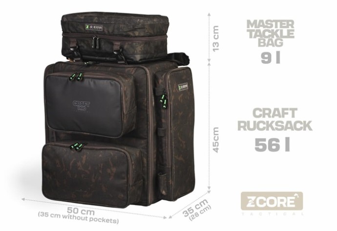 Ruksak Zfish CraftPro Rucksack Z-CORE 3in1