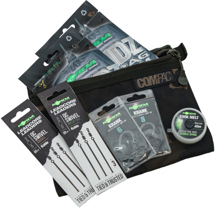 Sada Organizérů Korda Compac Wallets Set of 3 Dark Kamo