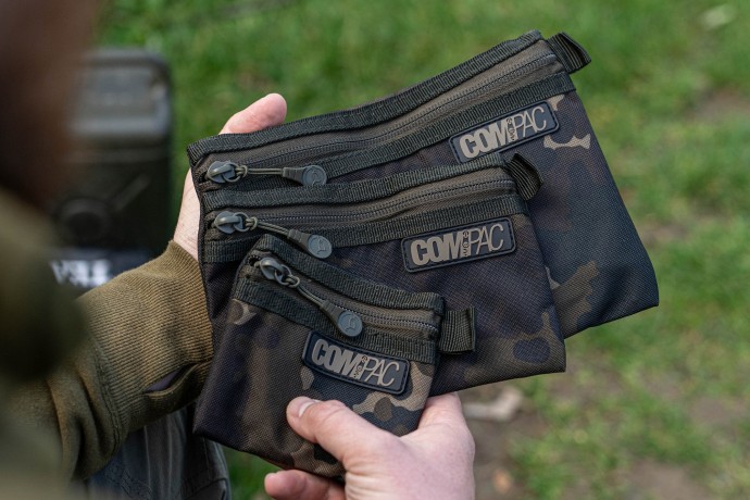 Sada Organizérů Korda Compac Wallets Set of 3 Dark Kamo