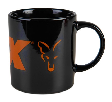 Šalica Fox Black & Orange Logo Ceramic Mug