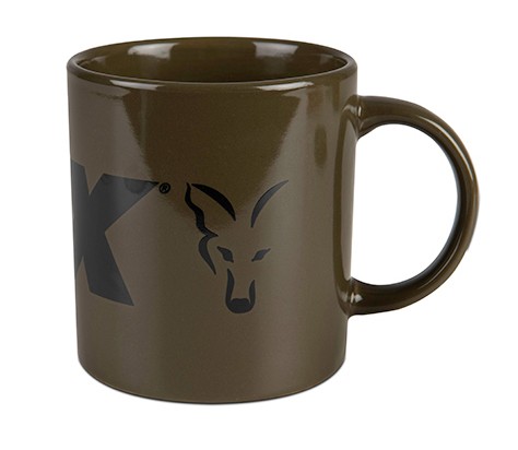Šalica Fox Green and Black Logo Ceramic Mug