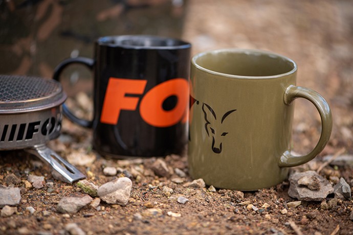 Šalica Fox Green and Black Logo Ceramic Mug