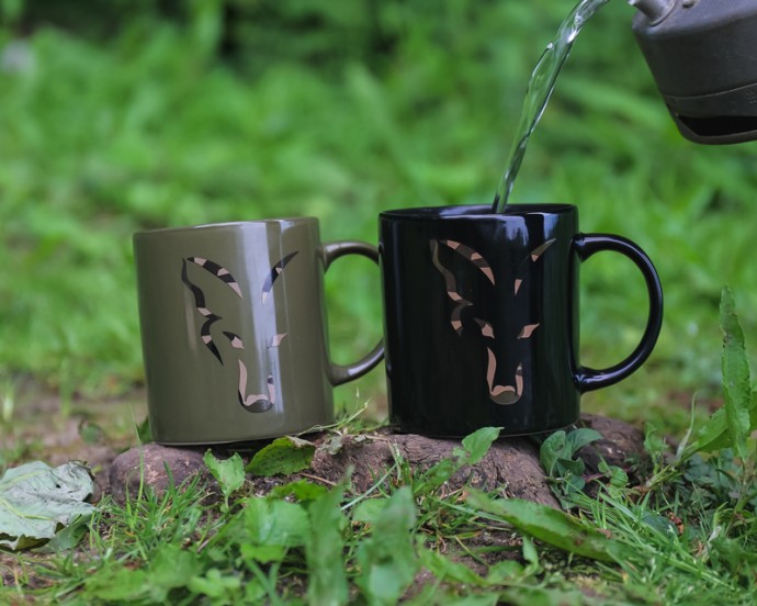 Šalica Fox Green and Camo Head Ceramic Mug 350ml
