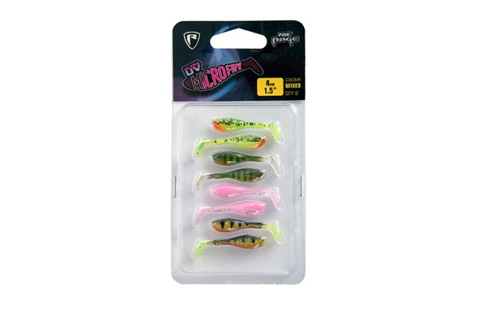 Set gumenih mamaca Rage UV Micro Fry 4cm