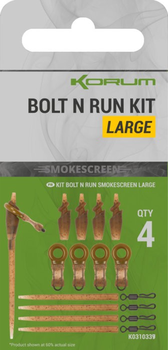 Set Korum Smokescreen Bolt N Run Kit