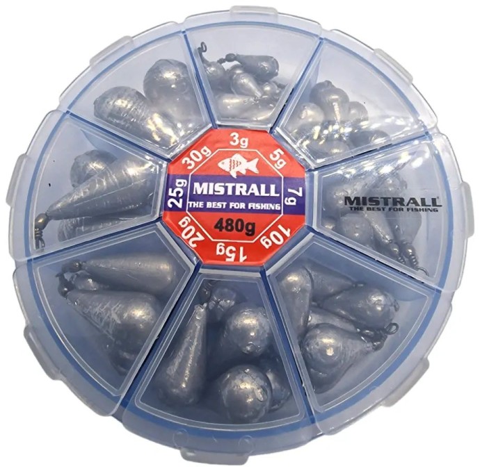 Set olova s vrtilicom Mistrall 480gr