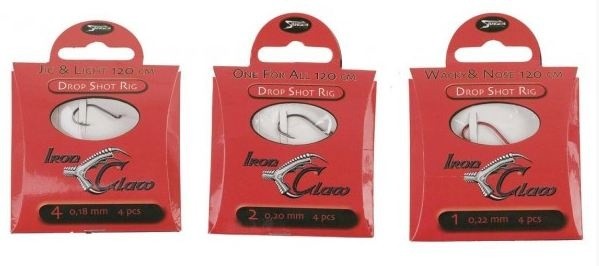 Set Predveza Iron Claw Drop Shot Rigs