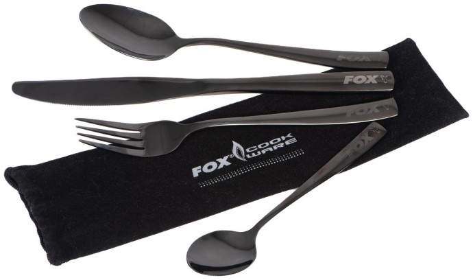 Set pribora Fox kuhanje crni nehrđajući čelik